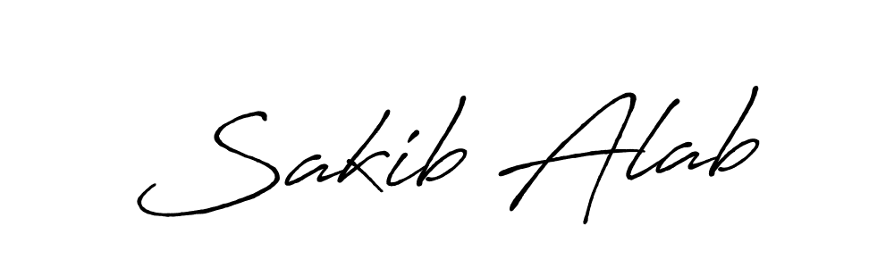 Make a short Sakib Alab signature style. Manage your documents anywhere anytime using Antro_Vectra_Bolder. Create and add eSignatures, submit forms, share and send files easily. Sakib Alab signature style 7 images and pictures png