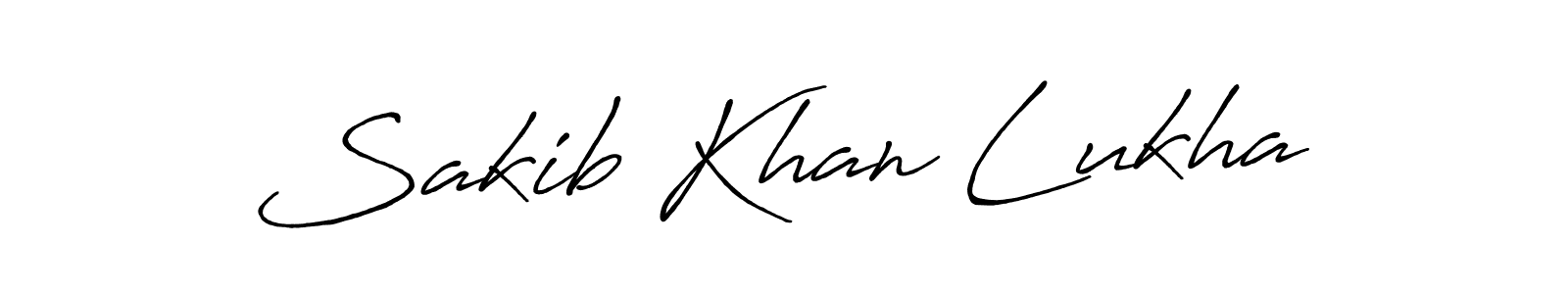 Use a signature maker to create a handwritten signature online. With this signature software, you can design (Antro_Vectra_Bolder) your own signature for name Sakib Khan Lukha. Sakib Khan Lukha signature style 7 images and pictures png