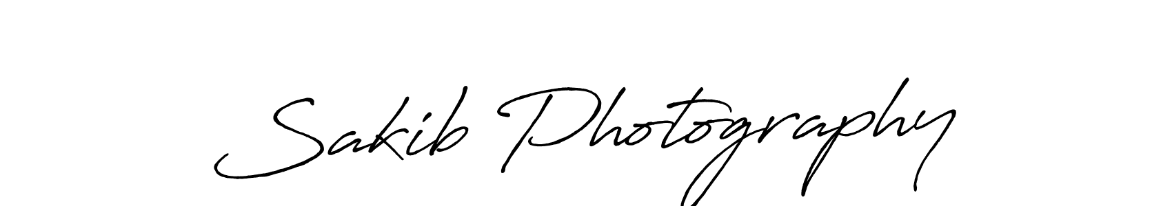 Make a beautiful signature design for name Sakib Photography. With this signature (Antro_Vectra_Bolder) style, you can create a handwritten signature for free. Sakib Photography signature style 7 images and pictures png