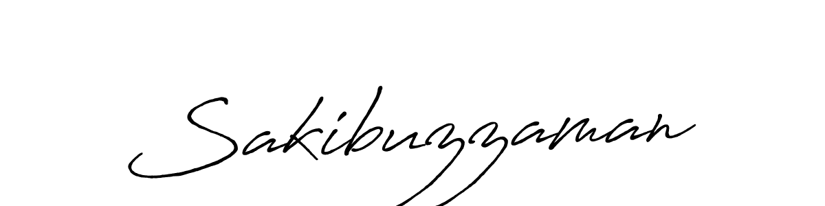 Create a beautiful signature design for name Sakibuzzaman. With this signature (Antro_Vectra_Bolder) fonts, you can make a handwritten signature for free. Sakibuzzaman signature style 7 images and pictures png