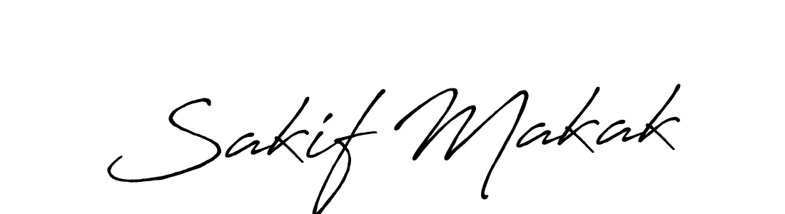 Make a beautiful signature design for name Sakif Makak. Use this online signature maker to create a handwritten signature for free. Sakif Makak signature style 7 images and pictures png