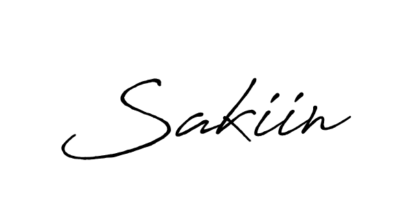 Also we have Sakiin name is the best signature style. Create professional handwritten signature collection using Antro_Vectra_Bolder autograph style. Sakiin signature style 7 images and pictures png