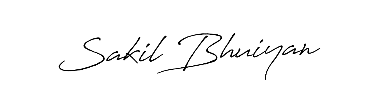 How to make Sakil Bhuiyan signature? Antro_Vectra_Bolder is a professional autograph style. Create handwritten signature for Sakil Bhuiyan name. Sakil Bhuiyan signature style 7 images and pictures png