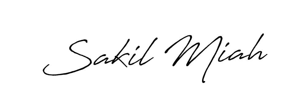 You should practise on your own different ways (Antro_Vectra_Bolder) to write your name (Sakil Miah) in signature. don't let someone else do it for you. Sakil Miah signature style 7 images and pictures png