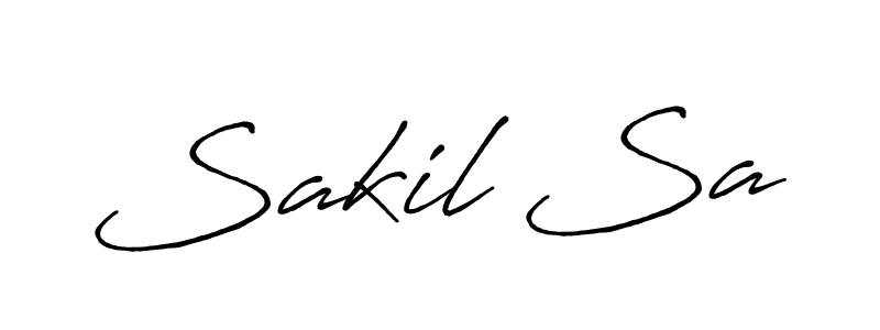 if you are searching for the best signature style for your name Sakil Sa. so please give up your signature search. here we have designed multiple signature styles  using Antro_Vectra_Bolder. Sakil Sa signature style 7 images and pictures png