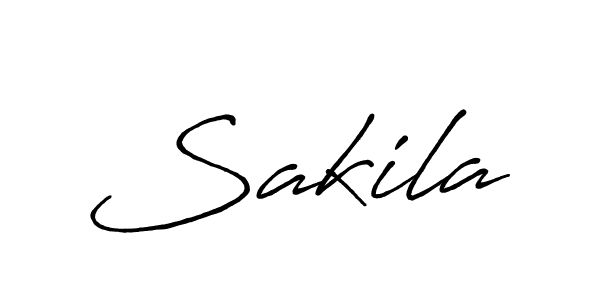 Create a beautiful signature design for name Sakila. With this signature (Antro_Vectra_Bolder) fonts, you can make a handwritten signature for free. Sakila signature style 7 images and pictures png