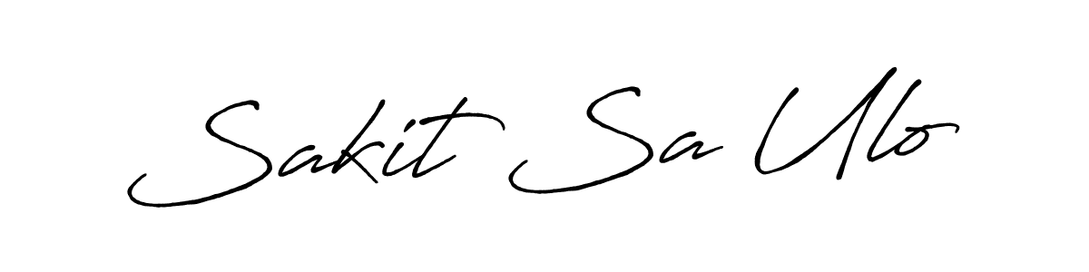 Use a signature maker to create a handwritten signature online. With this signature software, you can design (Antro_Vectra_Bolder) your own signature for name Sakit Sa Ulo. Sakit Sa Ulo signature style 7 images and pictures png