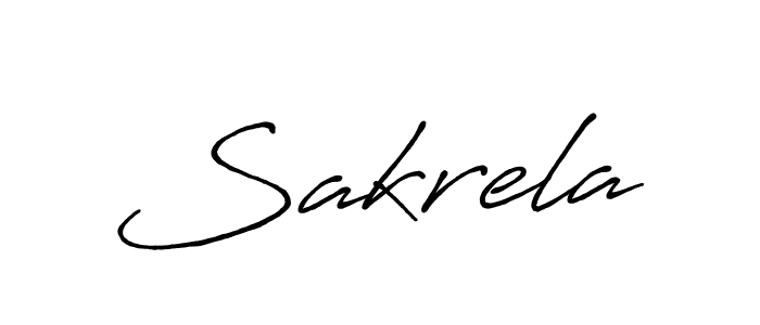 Once you've used our free online signature maker to create your best signature Antro_Vectra_Bolder style, it's time to enjoy all of the benefits that Sakrela name signing documents. Sakrela signature style 7 images and pictures png