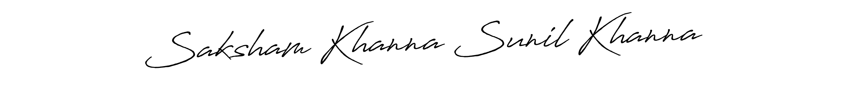 Also You can easily find your signature by using the search form. We will create Saksham Khanna Sunil Khanna name handwritten signature images for you free of cost using Antro_Vectra_Bolder sign style. Saksham Khanna Sunil Khanna signature style 7 images and pictures png