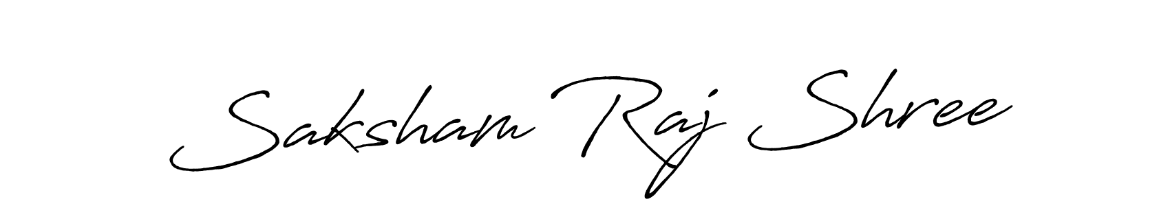 Similarly Antro_Vectra_Bolder is the best handwritten signature design. Signature creator online .You can use it as an online autograph creator for name Saksham Raj Shree. Saksham Raj Shree signature style 7 images and pictures png
