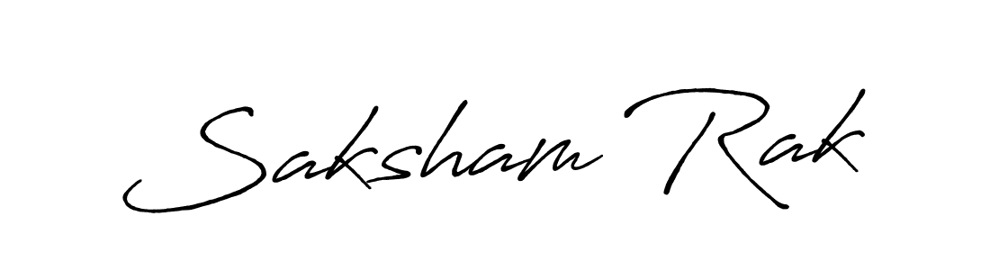 Here are the top 10 professional signature styles for the name Saksham Rak. These are the best autograph styles you can use for your name. Saksham Rak signature style 7 images and pictures png