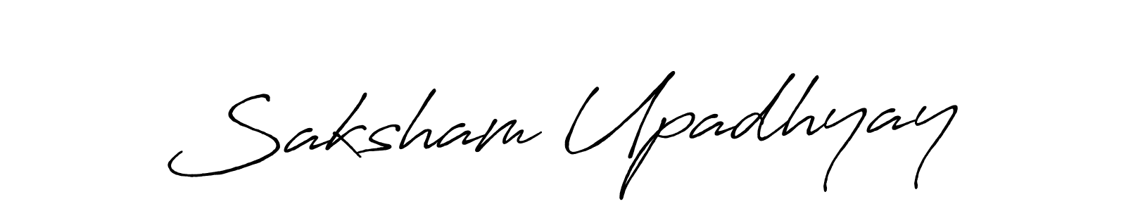 You can use this online signature creator to create a handwritten signature for the name Saksham Upadhyay. This is the best online autograph maker. Saksham Upadhyay signature style 7 images and pictures png