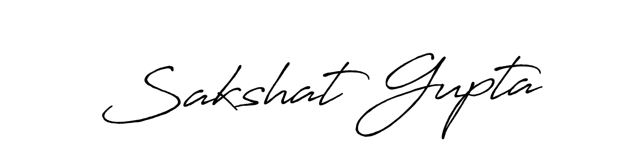 It looks lik you need a new signature style for name Sakshat Gupta. Design unique handwritten (Antro_Vectra_Bolder) signature with our free signature maker in just a few clicks. Sakshat Gupta signature style 7 images and pictures png
