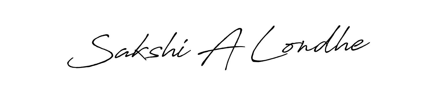 Also You can easily find your signature by using the search form. We will create Sakshi A Londhe name handwritten signature images for you free of cost using Antro_Vectra_Bolder sign style. Sakshi A Londhe signature style 7 images and pictures png