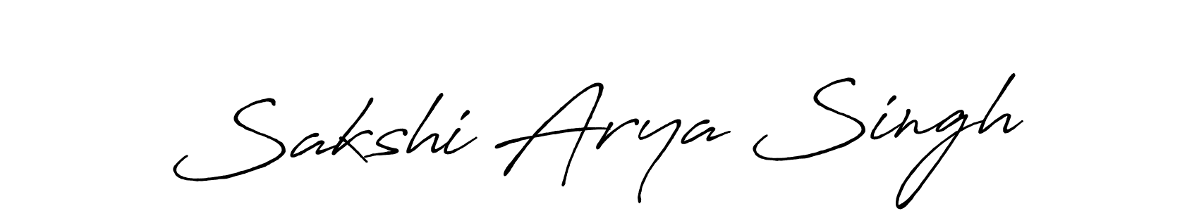 Use a signature maker to create a handwritten signature online. With this signature software, you can design (Antro_Vectra_Bolder) your own signature for name Sakshi Arya Singh. Sakshi Arya Singh signature style 7 images and pictures png