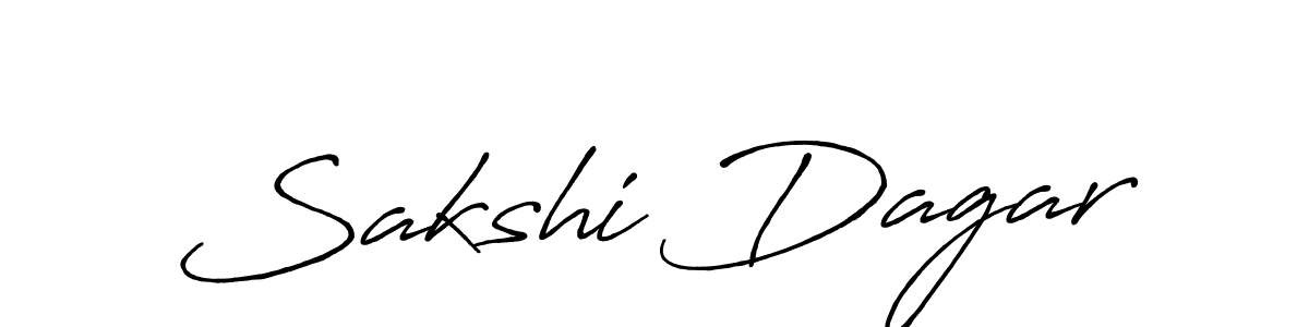 Design your own signature with our free online signature maker. With this signature software, you can create a handwritten (Antro_Vectra_Bolder) signature for name Sakshi Dagar. Sakshi Dagar signature style 7 images and pictures png