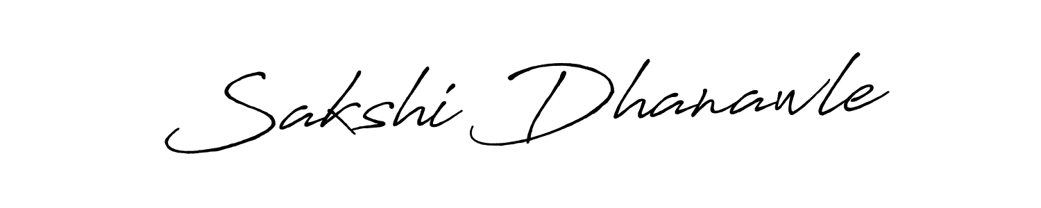 Use a signature maker to create a handwritten signature online. With this signature software, you can design (Antro_Vectra_Bolder) your own signature for name Sakshi Dhanawle. Sakshi Dhanawle signature style 7 images and pictures png