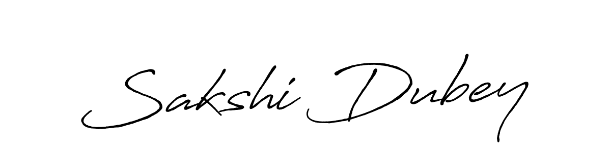 Design your own signature with our free online signature maker. With this signature software, you can create a handwritten (Antro_Vectra_Bolder) signature for name Sakshi Dubey. Sakshi Dubey signature style 7 images and pictures png