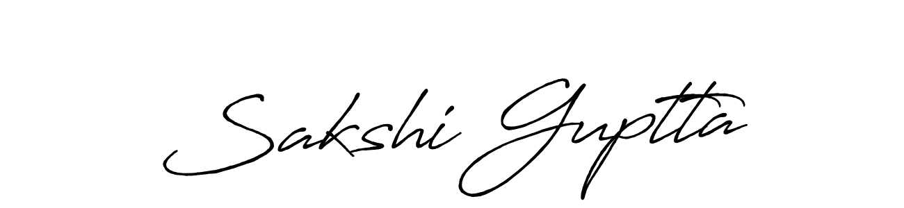 You should practise on your own different ways (Antro_Vectra_Bolder) to write your name (Sakshi Guptta) in signature. don't let someone else do it for you. Sakshi Guptta signature style 7 images and pictures png