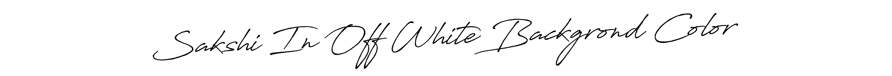 if you are searching for the best signature style for your name Sakshi In Off White Backgrond Color. so please give up your signature search. here we have designed multiple signature styles  using Antro_Vectra_Bolder. Sakshi In Off White Backgrond Color signature style 7 images and pictures png