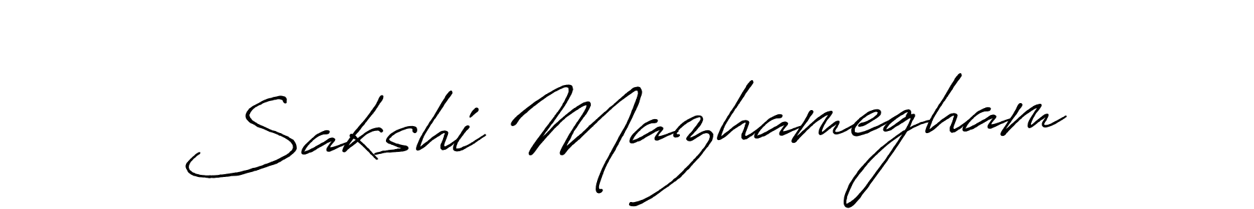 How to Draw Sakshi Mazhamegham signature style? Antro_Vectra_Bolder is a latest design signature styles for name Sakshi Mazhamegham. Sakshi Mazhamegham signature style 7 images and pictures png