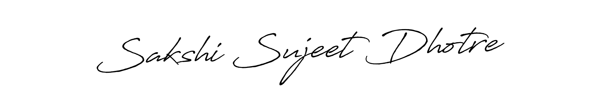 How to make Sakshi Sujeet Dhotre signature? Antro_Vectra_Bolder is a professional autograph style. Create handwritten signature for Sakshi Sujeet Dhotre name. Sakshi Sujeet Dhotre signature style 7 images and pictures png