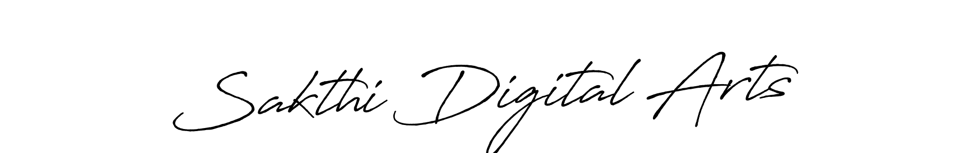 How to make Sakthi Digital Arts name signature. Use Antro_Vectra_Bolder style for creating short signs online. This is the latest handwritten sign. Sakthi Digital Arts signature style 7 images and pictures png