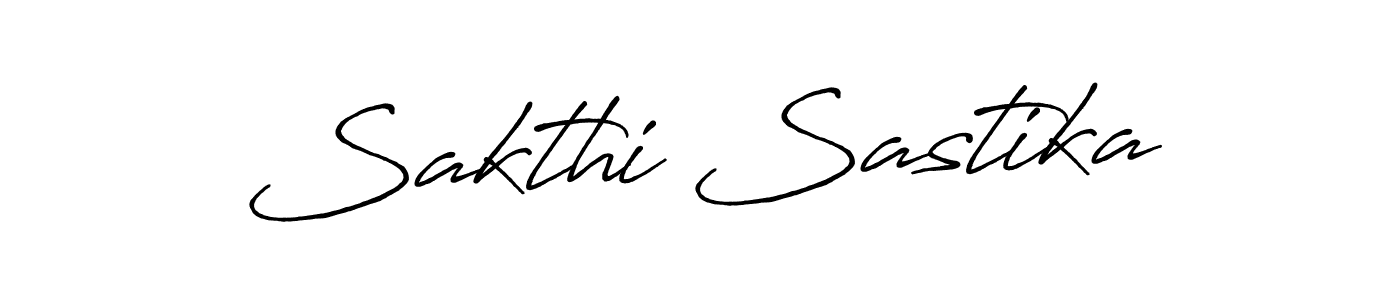 The best way (Antro_Vectra_Bolder) to make a short signature is to pick only two or three words in your name. The name Sakthi Sastika include a total of six letters. For converting this name. Sakthi Sastika signature style 7 images and pictures png