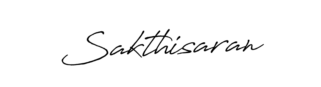 How to make Sakthisaran signature? Antro_Vectra_Bolder is a professional autograph style. Create handwritten signature for Sakthisaran name. Sakthisaran signature style 7 images and pictures png