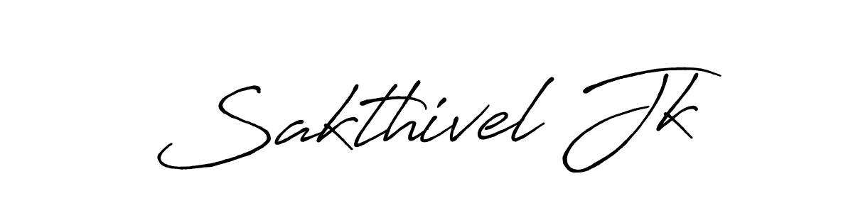 It looks lik you need a new signature style for name Sakthivel Jk. Design unique handwritten (Antro_Vectra_Bolder) signature with our free signature maker in just a few clicks. Sakthivel Jk signature style 7 images and pictures png