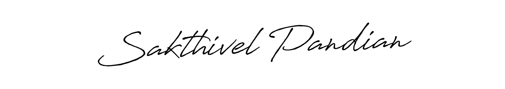 Design your own signature with our free online signature maker. With this signature software, you can create a handwritten (Antro_Vectra_Bolder) signature for name Sakthivel Pandian. Sakthivel Pandian signature style 7 images and pictures png