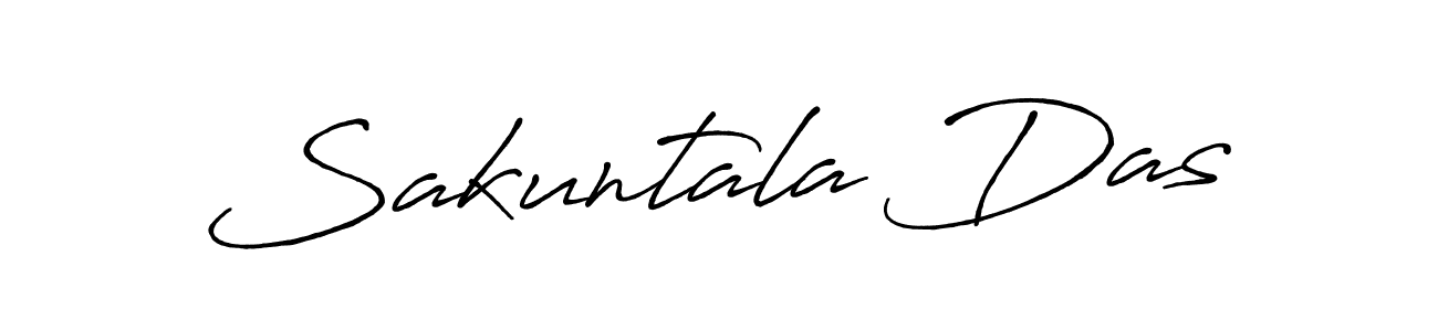 Antro_Vectra_Bolder is a professional signature style that is perfect for those who want to add a touch of class to their signature. It is also a great choice for those who want to make their signature more unique. Get Sakuntala Das name to fancy signature for free. Sakuntala Das signature style 7 images and pictures png