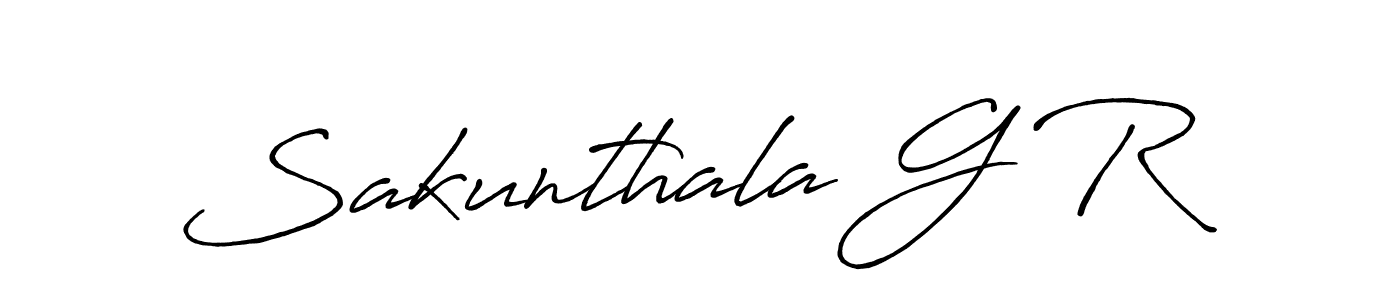 This is the best signature style for the Sakunthala G R name. Also you like these signature font (Antro_Vectra_Bolder). Mix name signature. Sakunthala G R signature style 7 images and pictures png