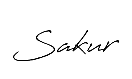 Make a beautiful signature design for name Sakur. Use this online signature maker to create a handwritten signature for free. Sakur signature style 7 images and pictures png