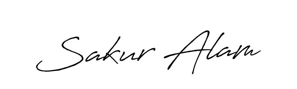 Also we have Sakur Alam name is the best signature style. Create professional handwritten signature collection using Antro_Vectra_Bolder autograph style. Sakur Alam signature style 7 images and pictures png