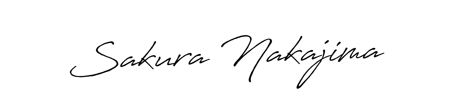 Antro_Vectra_Bolder is a professional signature style that is perfect for those who want to add a touch of class to their signature. It is also a great choice for those who want to make their signature more unique. Get Sakura Nakajima name to fancy signature for free. Sakura Nakajima signature style 7 images and pictures png