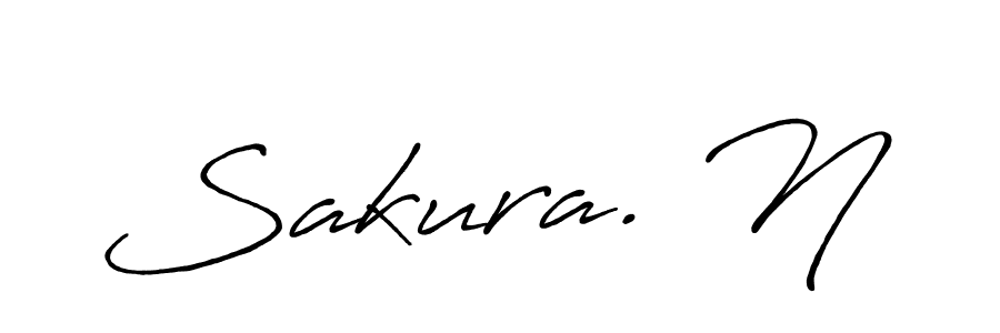 Make a beautiful signature design for name Sakura. N. Use this online signature maker to create a handwritten signature for free. Sakura. N signature style 7 images and pictures png