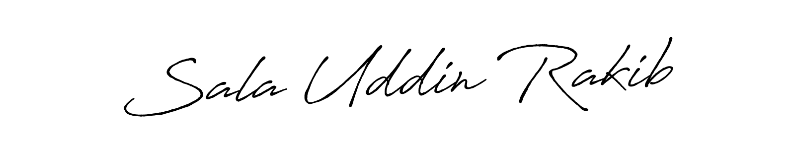 The best way (Antro_Vectra_Bolder) to make a short signature is to pick only two or three words in your name. The name Sala Uddin Rakib include a total of six letters. For converting this name. Sala Uddin Rakib signature style 7 images and pictures png
