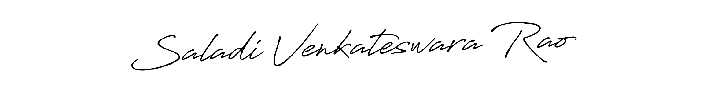 Use a signature maker to create a handwritten signature online. With this signature software, you can design (Antro_Vectra_Bolder) your own signature for name Saladi Venkateswara Rao. Saladi Venkateswara Rao signature style 7 images and pictures png