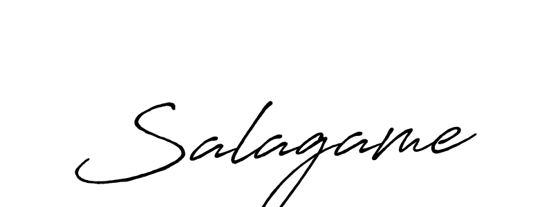 You should practise on your own different ways (Antro_Vectra_Bolder) to write your name (Salagame) in signature. don't let someone else do it for you. Salagame signature style 7 images and pictures png