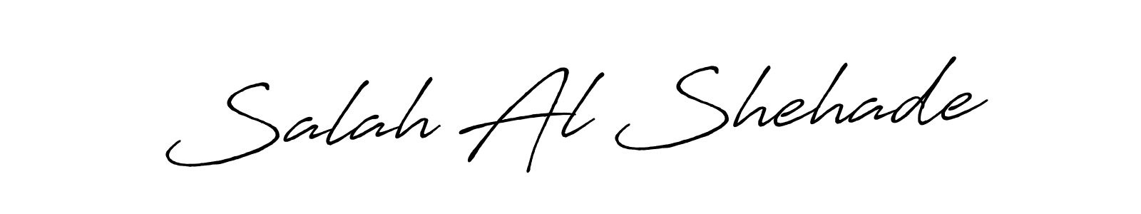 Also You can easily find your signature by using the search form. We will create Salah Al Shehade name handwritten signature images for you free of cost using Antro_Vectra_Bolder sign style. Salah Al Shehade signature style 7 images and pictures png