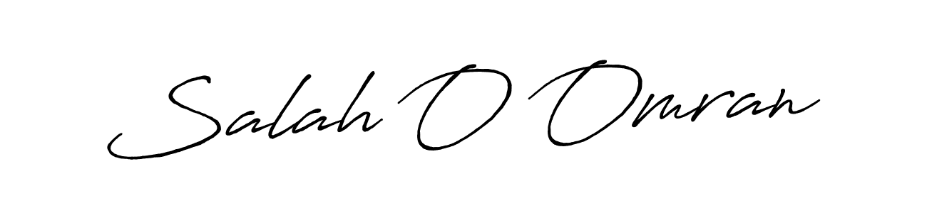 if you are searching for the best signature style for your name Salah O Omran. so please give up your signature search. here we have designed multiple signature styles  using Antro_Vectra_Bolder. Salah O Omran signature style 7 images and pictures png