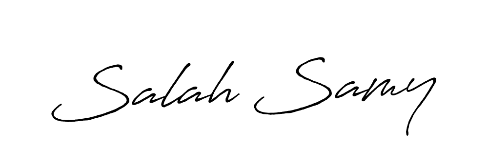 Salah Samy stylish signature style. Best Handwritten Sign (Antro_Vectra_Bolder) for my name. Handwritten Signature Collection Ideas for my name Salah Samy. Salah Samy signature style 7 images and pictures png