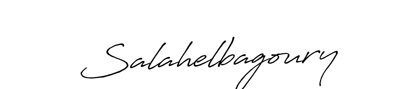 Design your own signature with our free online signature maker. With this signature software, you can create a handwritten (Antro_Vectra_Bolder) signature for name Salahelbagoury. Salahelbagoury signature style 7 images and pictures png
