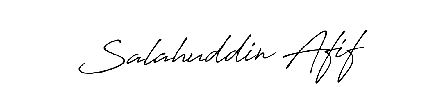 Make a beautiful signature design for name Salahuddin Afif. Use this online signature maker to create a handwritten signature for free. Salahuddin Afif signature style 7 images and pictures png