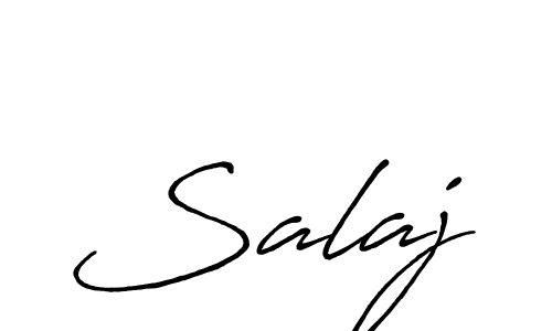 if you are searching for the best signature style for your name Salaj. so please give up your signature search. here we have designed multiple signature styles  using Antro_Vectra_Bolder. Salaj signature style 7 images and pictures png
