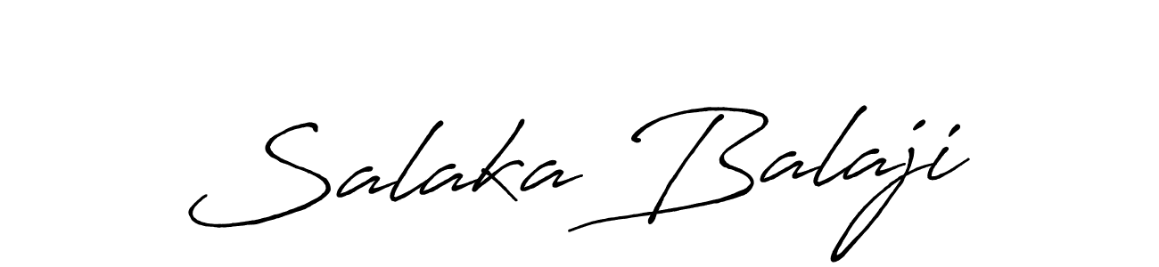 Also You can easily find your signature by using the search form. We will create Salaka Balaji name handwritten signature images for you free of cost using Antro_Vectra_Bolder sign style. Salaka Balaji signature style 7 images and pictures png