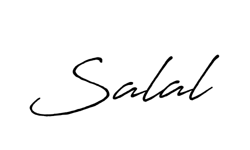 Design your own signature with our free online signature maker. With this signature software, you can create a handwritten (Antro_Vectra_Bolder) signature for name Salal. Salal signature style 7 images and pictures png