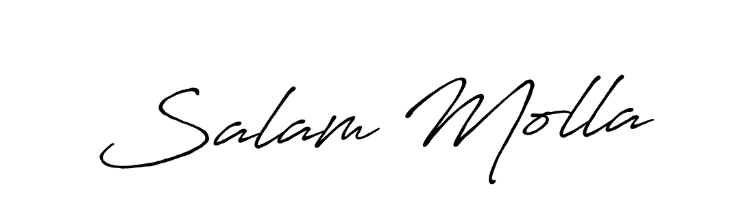 Make a beautiful signature design for name Salam Molla. Use this online signature maker to create a handwritten signature for free. Salam Molla signature style 7 images and pictures png