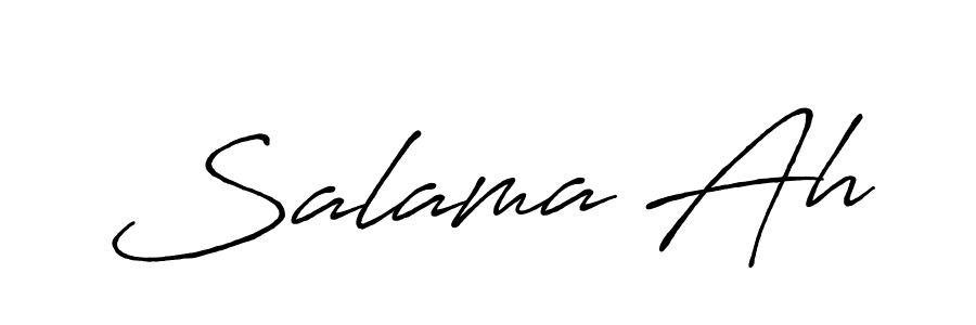 You should practise on your own different ways (Antro_Vectra_Bolder) to write your name (Salama Ah) in signature. don't let someone else do it for you. Salama Ah signature style 7 images and pictures png